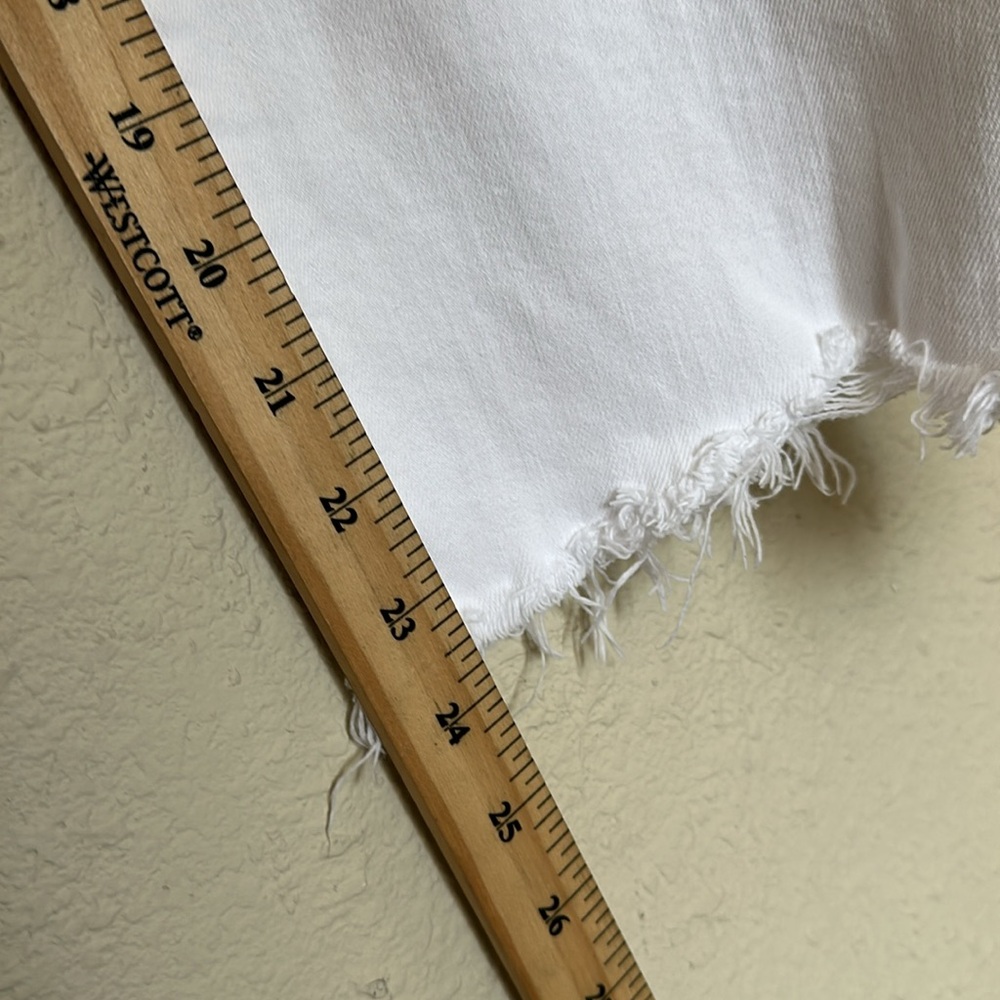 ZARA Straight Wide Leg Jeans in Ivory White size 8 - Picture 10 of 13